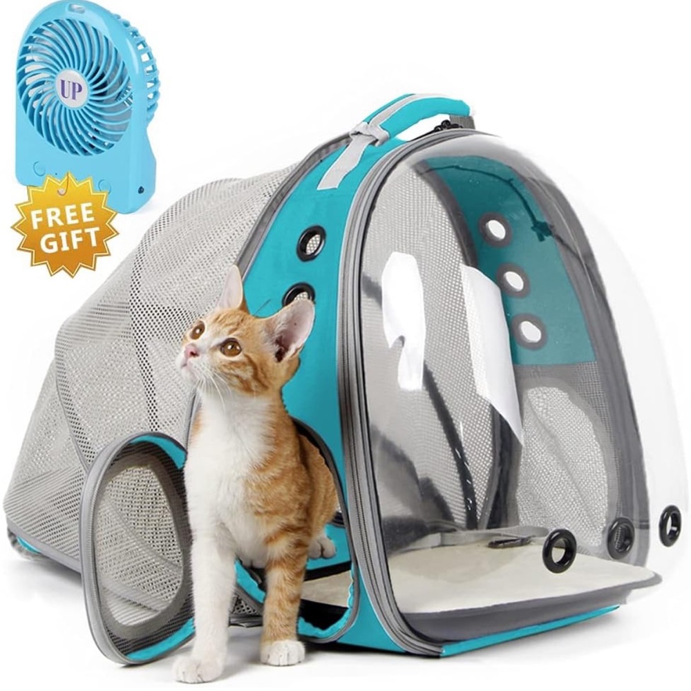 Cat Travel Backpack with Fan